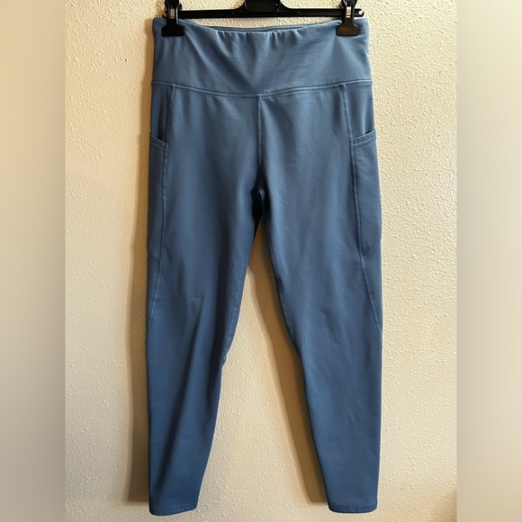 WillIt Pants - WILL IT Blue High-Waisted Athletic Leggings Size Large